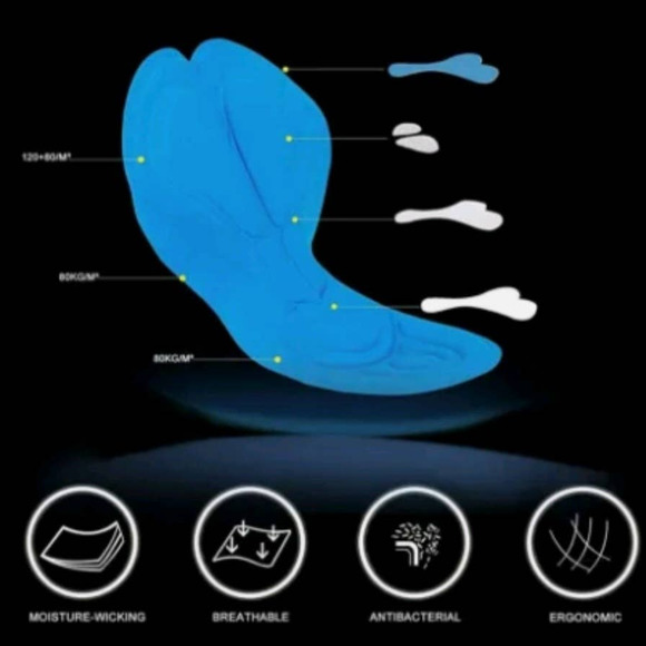 NWOT Baleaf Navy One piece Stirrup Racerback Cycling tights XL - Picture 13 of 15